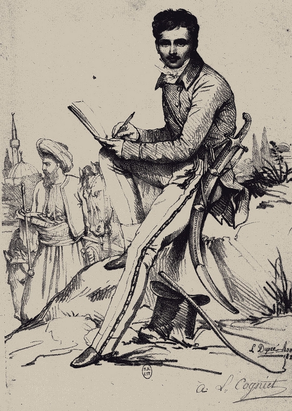 Λουί Ντυπρέ, Γάλλος Φιλέλληνας Ζωγράφος